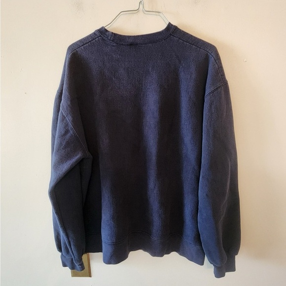 American eagle crewneck sweatshirt size mens small navy blue - Picture 4 of 4